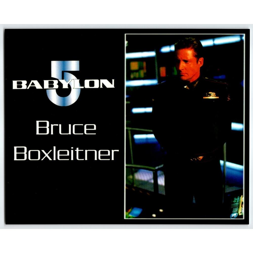 Babylon 5 Bruce Boxleitner 1998 Original Photo Sci-Fi Fantasy 8" x 10" Vintage